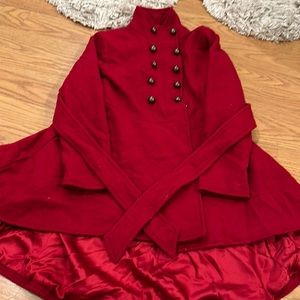 Joyfolie pea coat size 6